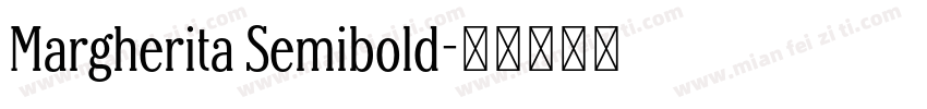 Margherita Semibold字体转换